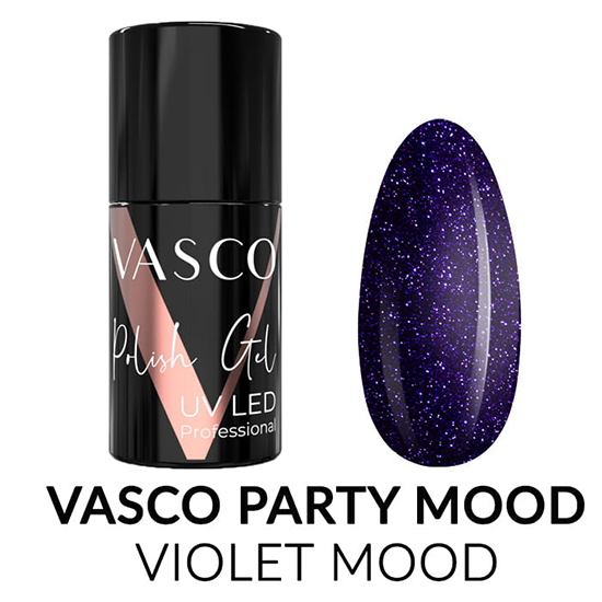 Vasco semi-permanent varnish Party Mood Violet 7ml - 8117238 VASCO GEL POLISH ALL COLOR CHART