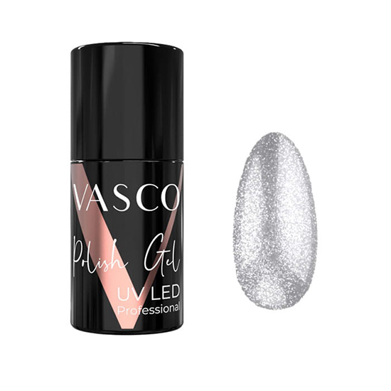 Vasco semi-permanent varnish Night Glow 05 Silver 7ml - 8117354 VASCO GEL POLISH ALL COLOR CHART