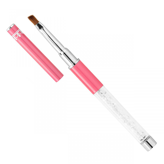 Crystal Pink P02 brush - oblique - 3280412 NAIL ART BRUSHES