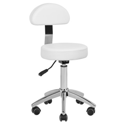 Professional manicure stool white - 0100764