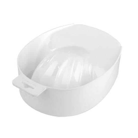 Manicure bowl white - 0100857 OTHER CONSUMABLES-NAILS FORMS-TIPS-EDUCATIONAL MATERIAL