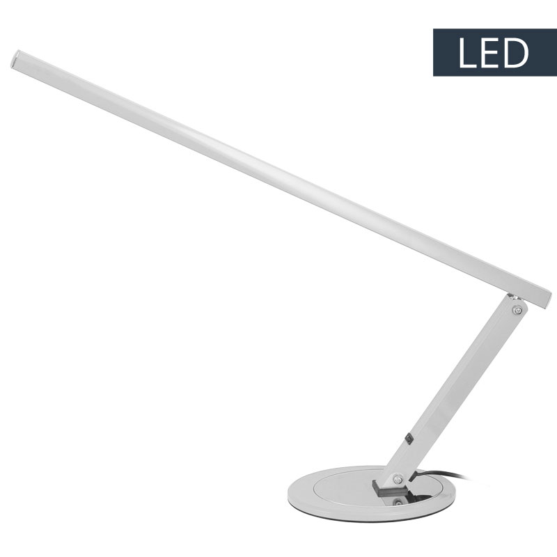 Led desk lamp slim silver - 0102182 BENCH WORKING LIGHTS 