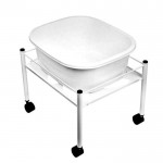 Wheeled pedicure assistant with basin - 0104917 FOOTSTOOLS-HELPERS