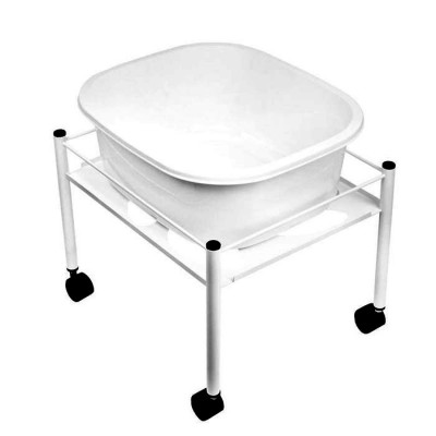 Wheeled pedicure assistant with basin - 0104917