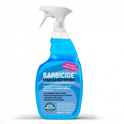 Barbicide spray to disinfect all surfaces 1000ml fragrance - 0106156