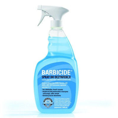 Barbicide spray to disinfect all surfaces 1000ml fragrance free - 0106155
