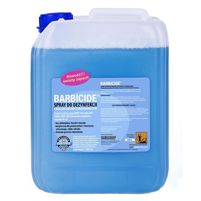 Barbicide spray to disinfect any surface fragranced 5lt - 0106157 DISINFECTANTS FOR TOOLS & SURFACES
