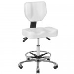 Professional manicure & cosmetics stool white - 0109193 MANICURE CHAIRS - STOOLS