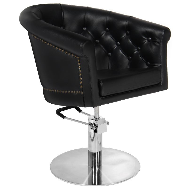 Professional salon chair London black - 0111433 HAIR SALON CHAIRS 