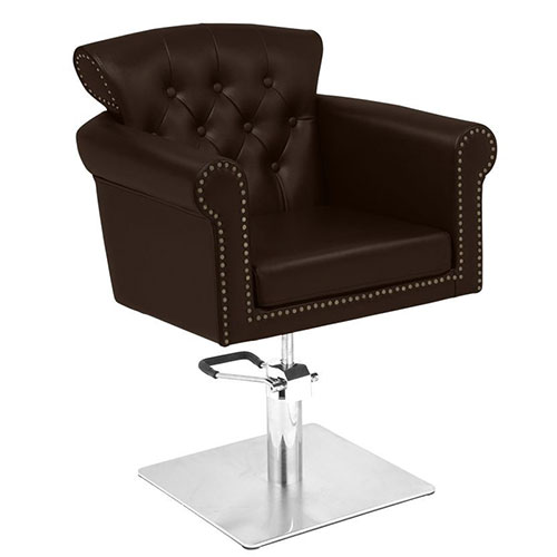 Professional salon chair Berlin brown - 0112398 HAIR SALON CHAIRS 