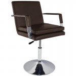 Professional salon chair 049 brown - 0113002 HAIR SALON CHAIRS 