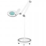Led wheeled magnifying aesthetic lamp 60Led 8watt white - 0114851 LIGHTED MAGNIFYING LAMPS