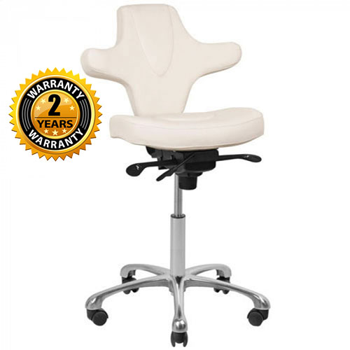 Professional manicure & cosmetics stool white - 0114882 AESTHETIC STOOLS