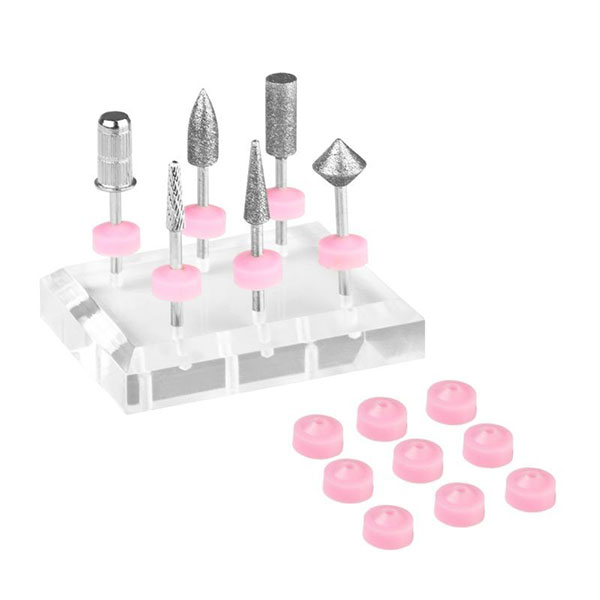 Exo protective caps for milling tools 10 pieces - 0114961 CERAMIC MANICURE DRILL BITS AND TOOLS