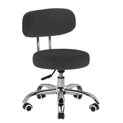 Professional pedicure & cosmetic stool black - 0119728