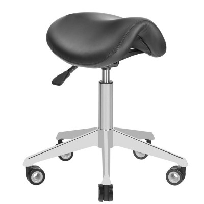 Professional manicure & aesthetic stool black - 0123398