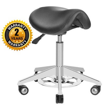 Professional aesthetic stool without back black - 0123401
