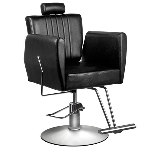 Professional salon chair 0-179 black - 0123805 LUXURY CHAIRS COLLECTION