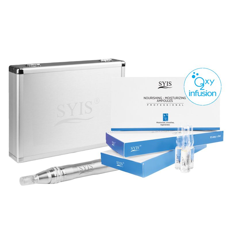 Syis Kit microneedle Dermapen & moisturizing-nourishing ampoules 10x3ml - 0123900 AESTHETIC DEVICES