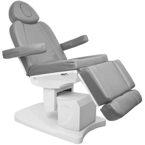 Professional electric chair with heated mattress with 4 motors Gray - 0124626 CHAIRS WITH ELECTRIC LIFT