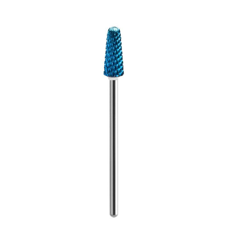 Exo carbide cutter bit Blu 03 straight cone - 0125087 CERAMIC MANICURE DRILL BITS AND TOOLS
