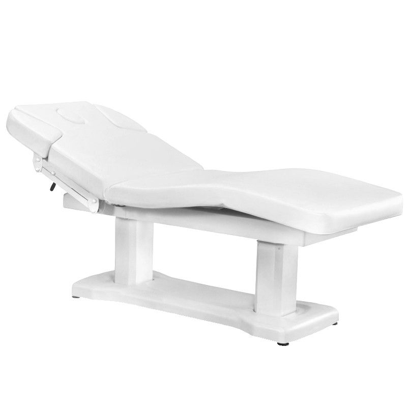 Professional electric massage-aesthetic bed with heated mattress 4 Motors White - 0125588 ELECTRIC BEDS