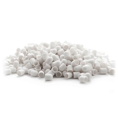 Exo Premium Quality waterproof milling caps 13mm - 80grit - White Collection 100pcs. - 0126292