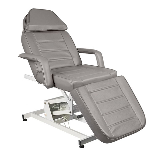Professional electric chair with 1 motor AZZURRO gray - 0129102 CHAIRS WITH ELECTRIC LIFT