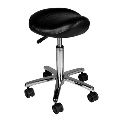 Professional hair salon & aesthetic stool black - 0129899