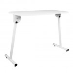  Portable folding manicure table white - 0130011 MANICURE TROLLEY CARTS-TABLES