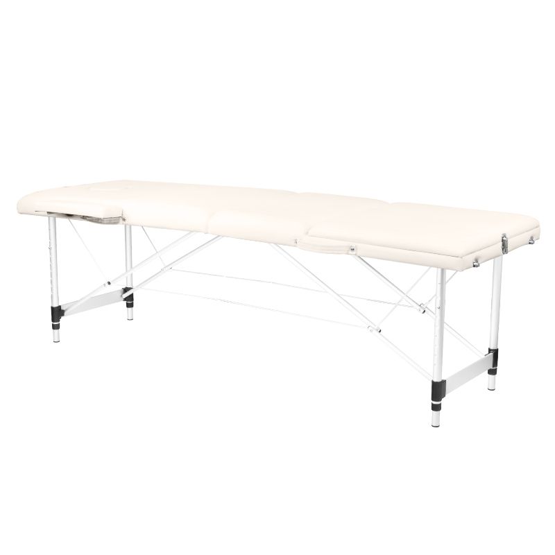 Aluminum 3 Seat Massage Bed Cream- 0130790 MASSAGE AND AESTHETIC BEDS