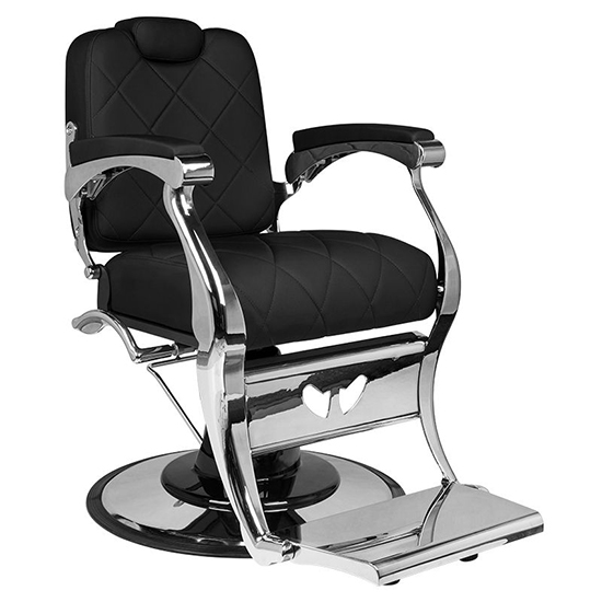  Barber Chair Gabbiano DARIO BLACK - 0130863 BARBER CHAIR