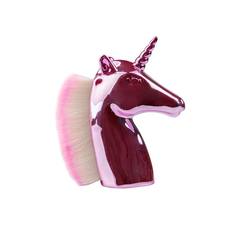 Nail brush holograf pink unicorn - 0130930 OTHER CONSUMABLES-NAILS FORMS-TIPS-EDUCATIONAL MATERIAL