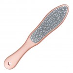 Professional, metal pedicure foot file Rose Gold - 0131020 FOOT FILES WITH METAL SURFACE