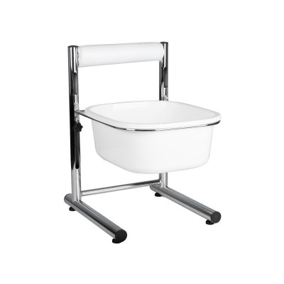 Foot spa - pedicure assistant with adjustable height Chrome - 0132869