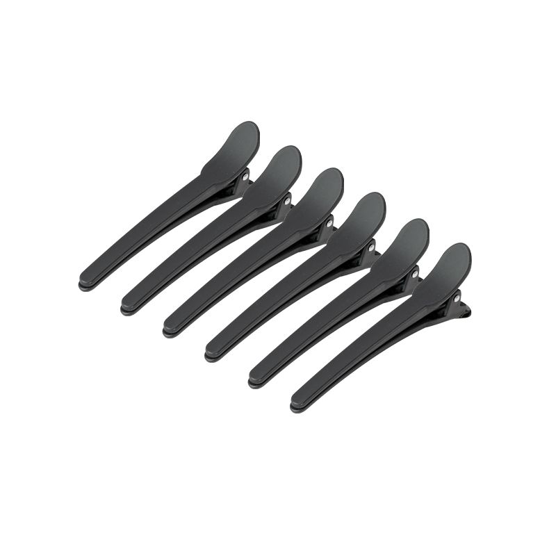 Hairdressing clips 10,5cm 10pcs. Black - 0133249 ACCESSORIES - WORK PRODUCTS - HAIR COLOUR ACCESORIES 