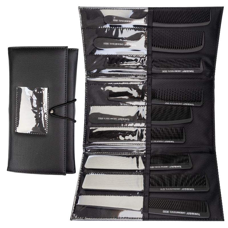 Professional set of combs Carbon Tony & Guy N-20 9 pieces - 0133296 COMBS