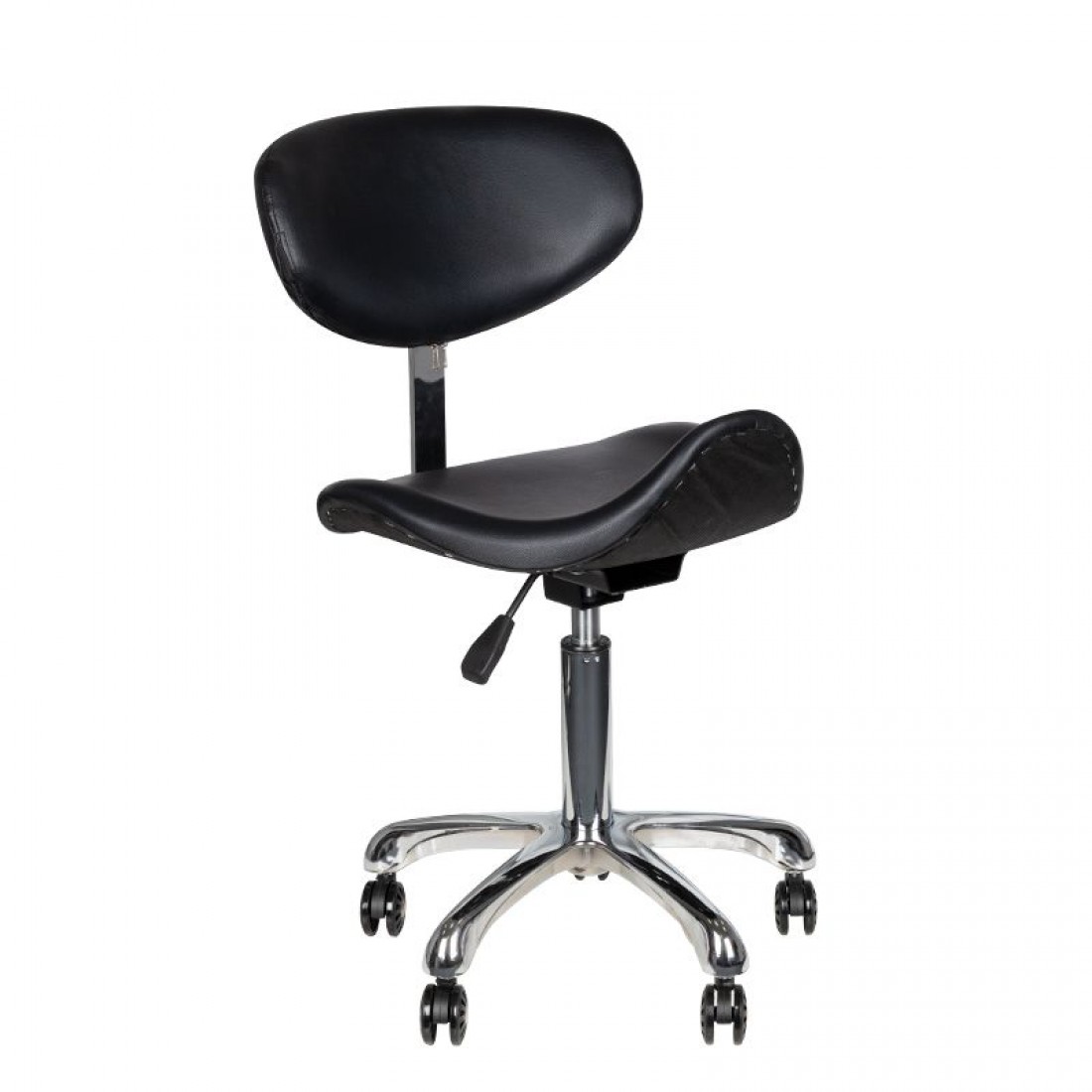 Professional manicure & cosmetic stool black  - 0133507 MANICURE CHAIRS - STOOLS