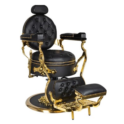 Gabbiano Barber chair Cesare Gold Black - 0133779