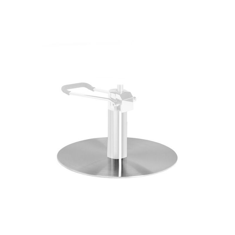 Round base for hairdressing chair Inox - 0134996 HAIR SALON CHAIRS 