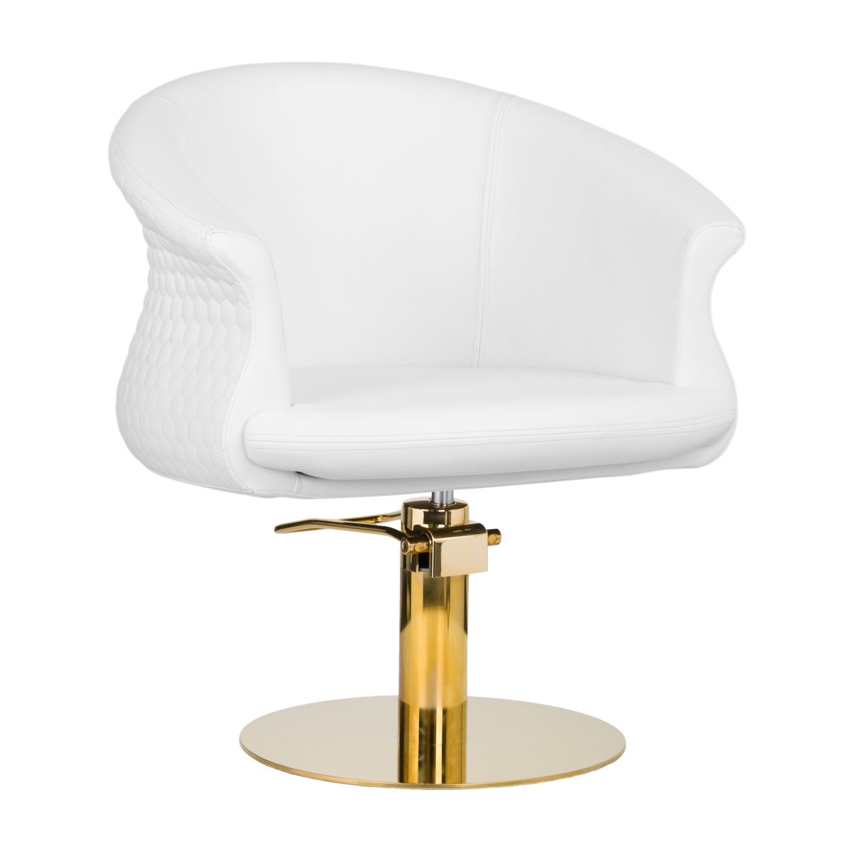  Hair salon chair Versal Gold White - 0135421 HAIR SALON CHAIRS 