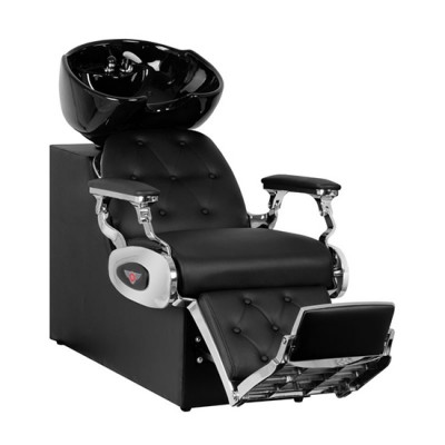 Gabbiano professional hair salon wash bath Francesco Black - 0136674