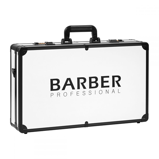 Barber aluminum case White-black - 0136914 BEAUTY STORAGE SOLUTIONS - ALL COLLECTIONS