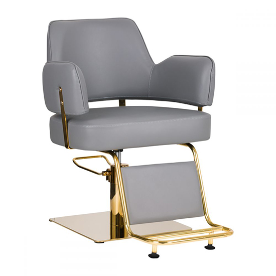 Barber chair Linz Gold Gray - 0137088 BARBER CHAIR