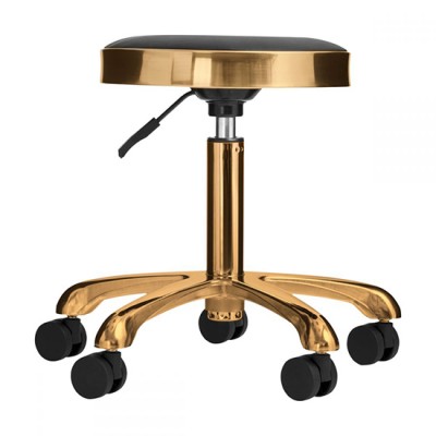 Nordic Style Luxury Gold Beauty Stool Black - 0137111