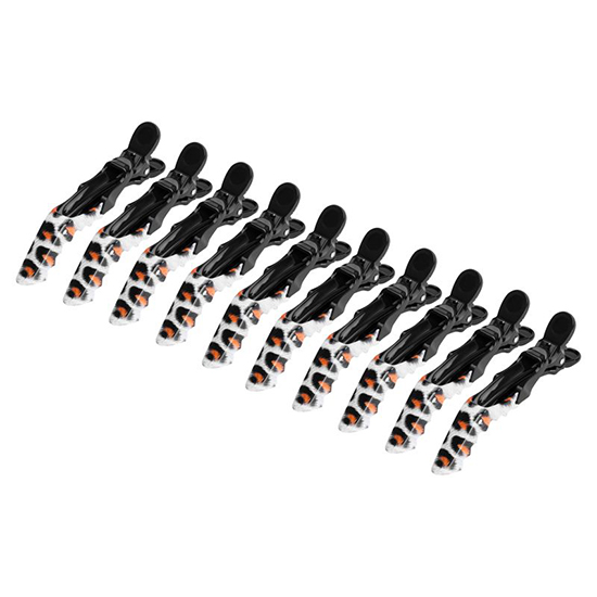 Hairdressing clips E-04 10pcs.  - 0137378 ACCESSORIES - WORK PRODUCTS - HAIR COLOUR ACCESORIES 