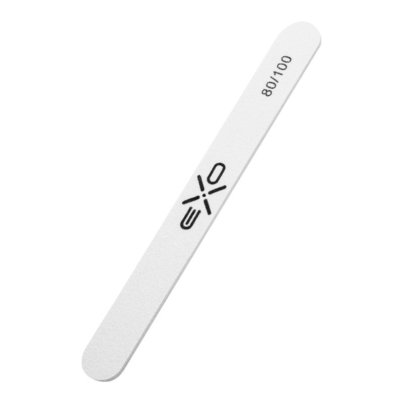 Exo Professional Nail File 80/100 grit Straight 10pieces - 0137621 NAIL FILES-BUFFER