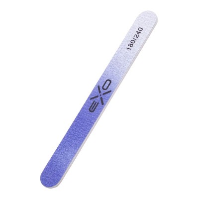 Exo Professional Nail File 180/240 grit Straight 10pieces - 0137622