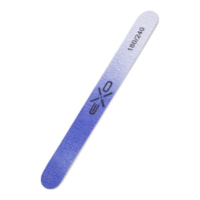  Exo Professional Nail File 180/240grit Straight Safe Pack - 0137625