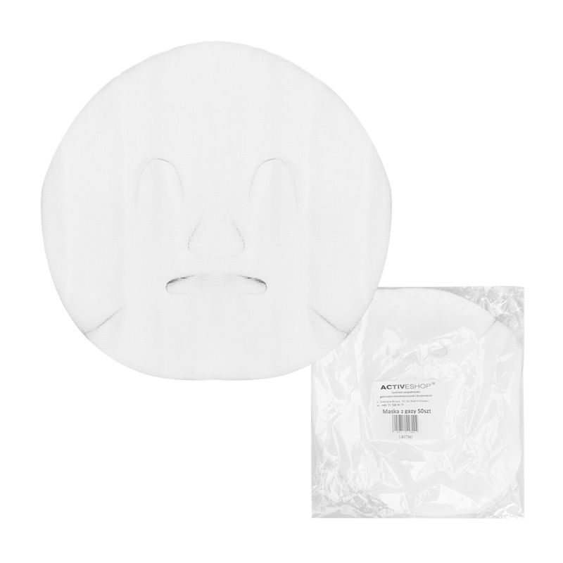 Gauze face mask 50pcs. - 0140780 SINGLE USE PRODUCTS